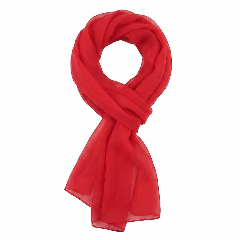 Sarong Pareo Wrap - Sciarpa Sottile in Chiffon Tinta Unita