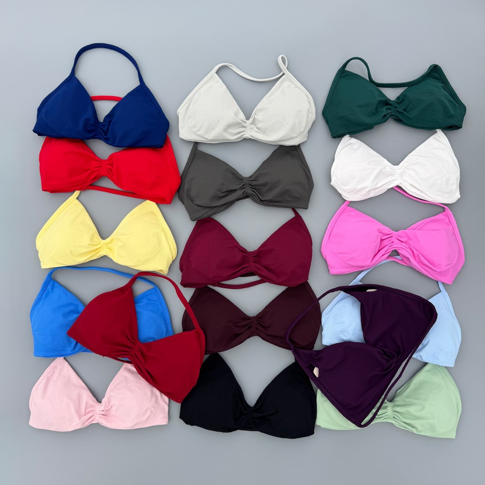 Halter Neck Top - Reggiseno Sportivo con Spalline Sottili per