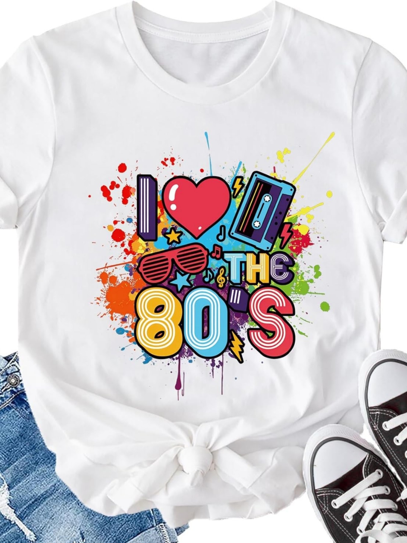 Summer Loving Clothing - T-shirt a maniche corte da donna