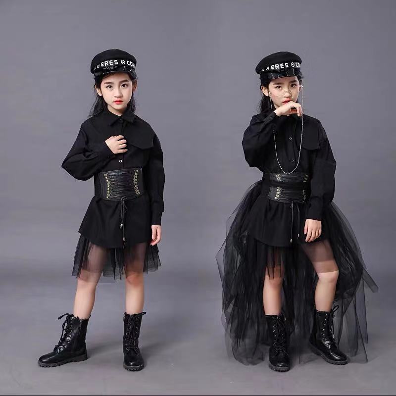 Summer Clothing Model - Abito nero per bambini Modello per