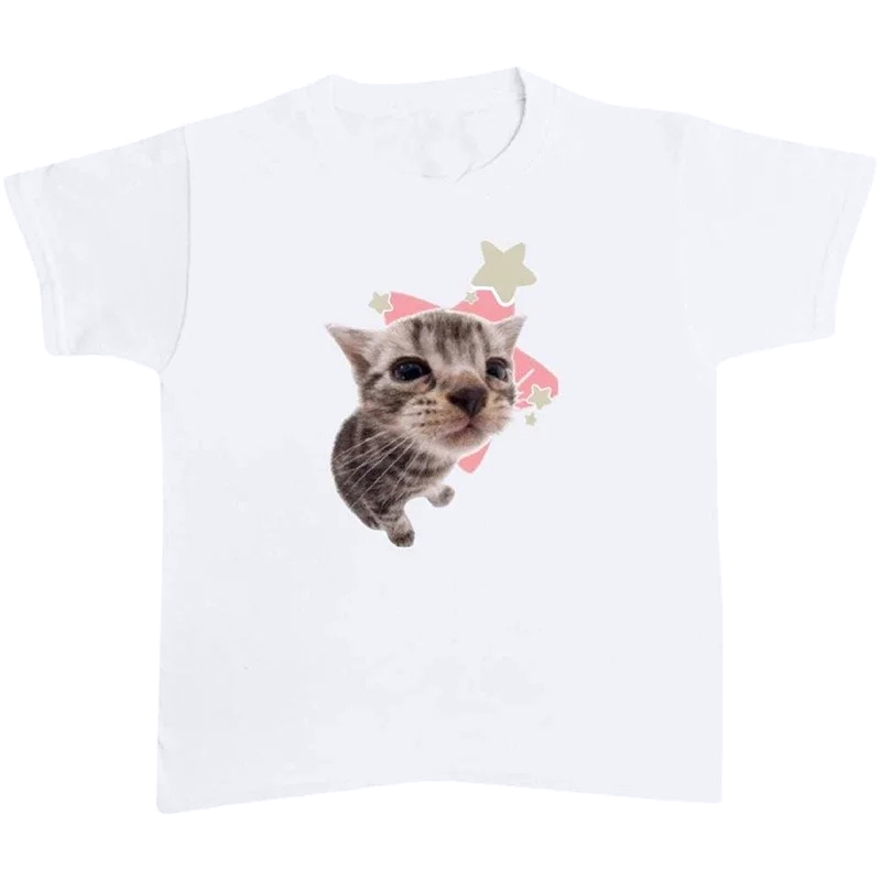 Summer Clothing Reviews - Maglietta Casual Goth da Donna Harajuku