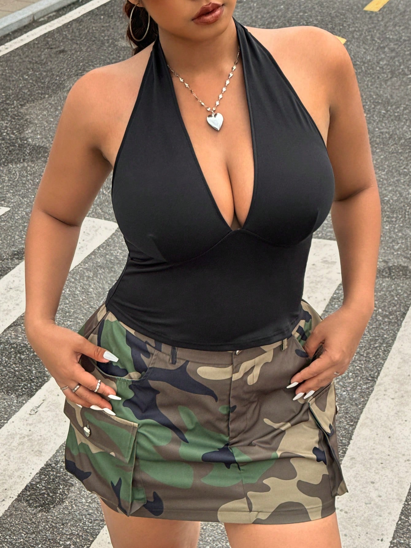Summer Clothing Plus Size - Nuova Moda: Top Halter da Donna