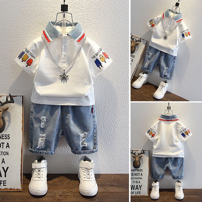 Summer Clothing Reviews - Ragazzi 2025 Summer Outfit T-shirt e