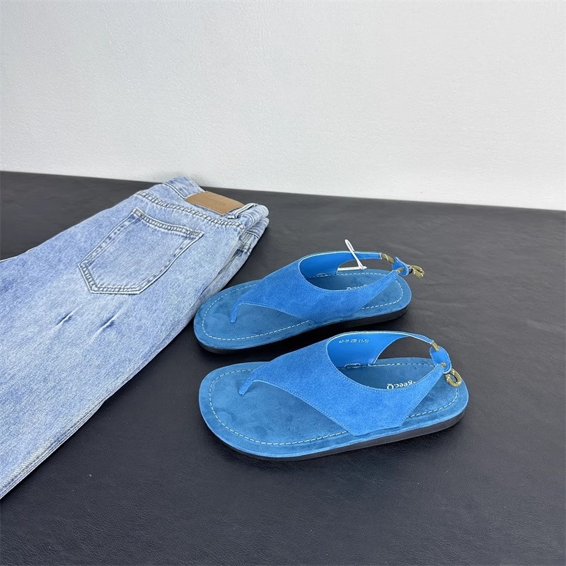 Summer Clothing Korea - Sandali infradito minimalisti coreani in camoscio