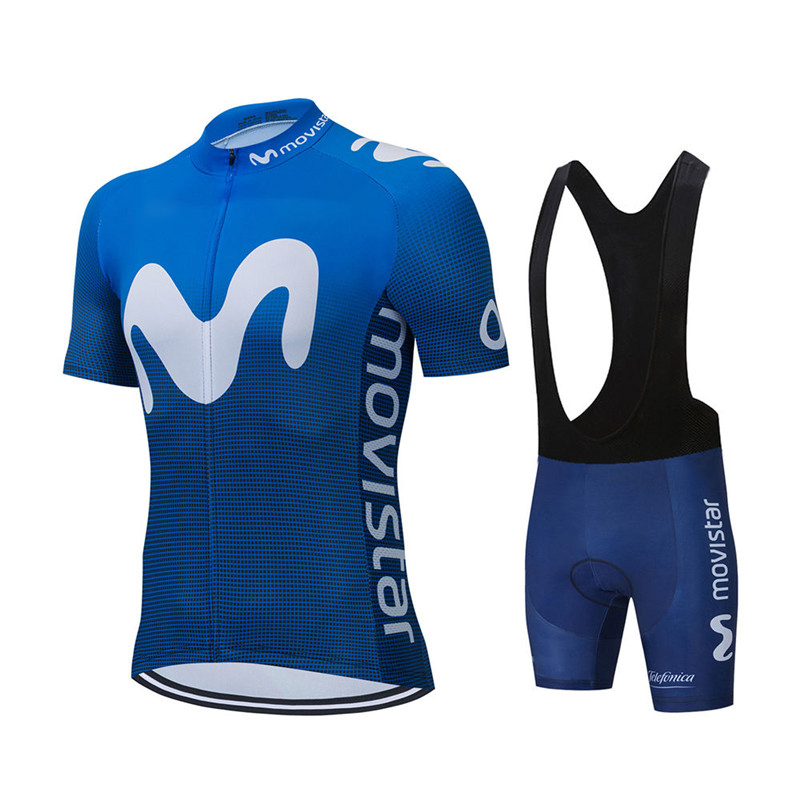 Summer Clothing Sale Men - Maglia da ciclismo della squadra Movistar
