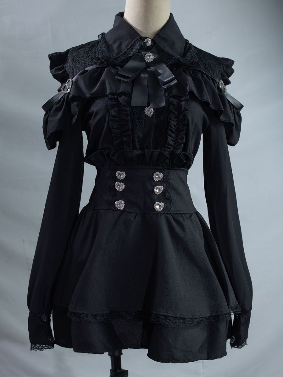 Off Shoulder Blouse - Set Uniforme JK Subculture 2 Pezzi: