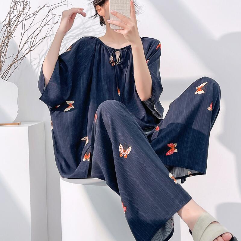 Summer Clothes Fashion - Nuovo Set Pigiama Donna Primavera Estate