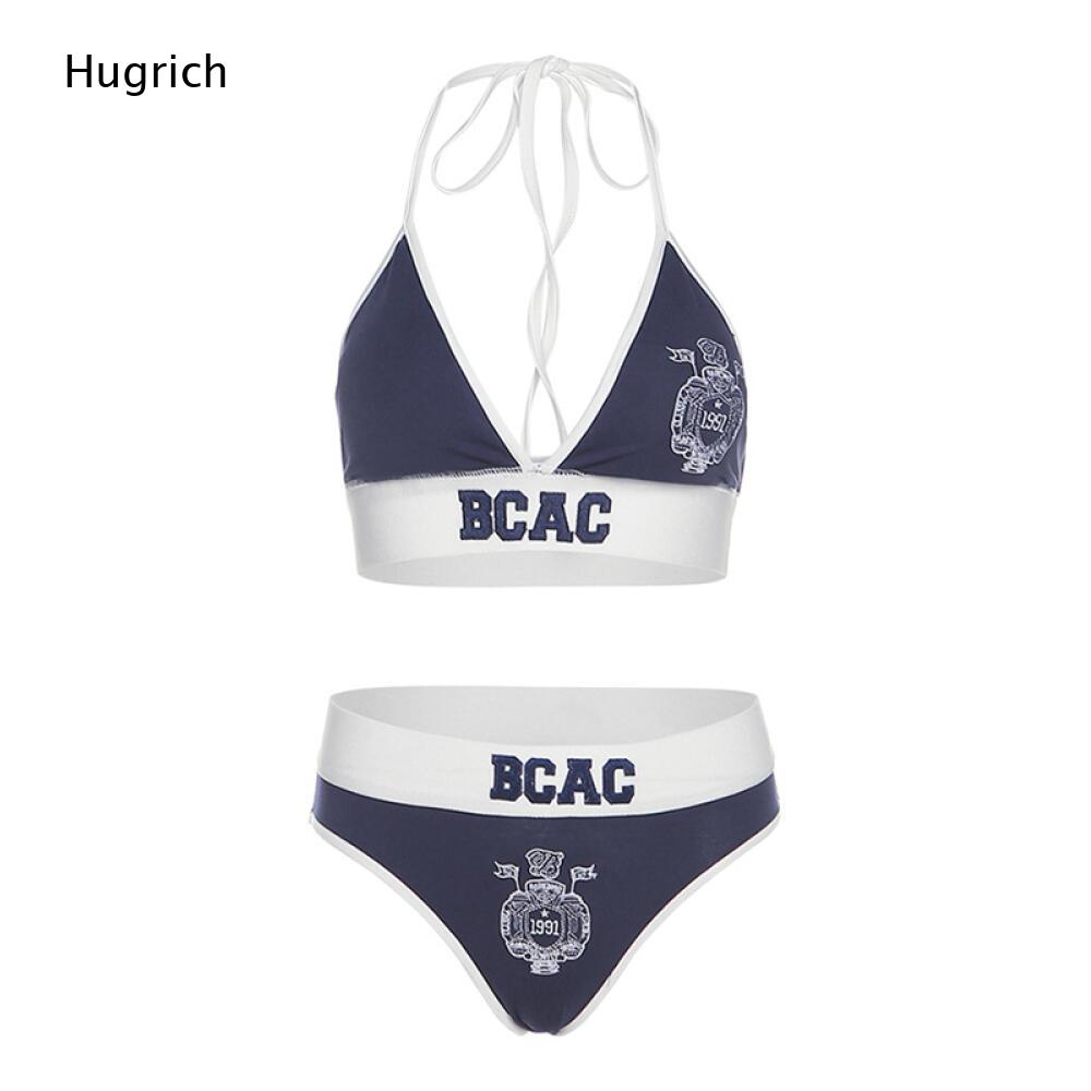Halter Neck Top - Costume da bagno due pezzi da