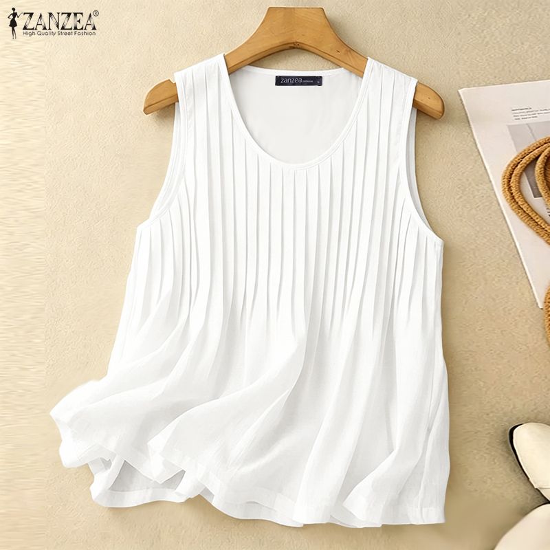 Summer Clothing Plus Size - ZANZEA Top estivo da donna con