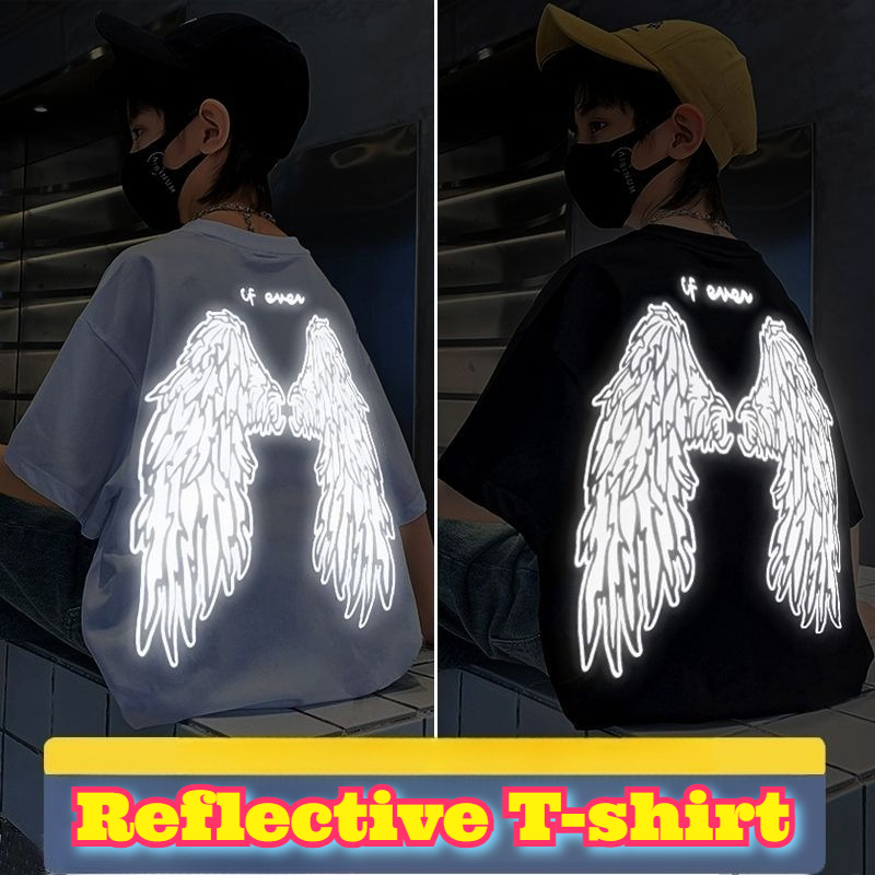 Summer Youth Clothing - T-shirt con ali riflettenti per giovani