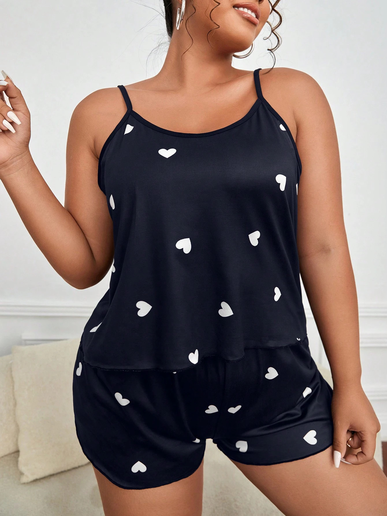 Summer Clothing Model - Set pigiama da donna 2 pezzi,