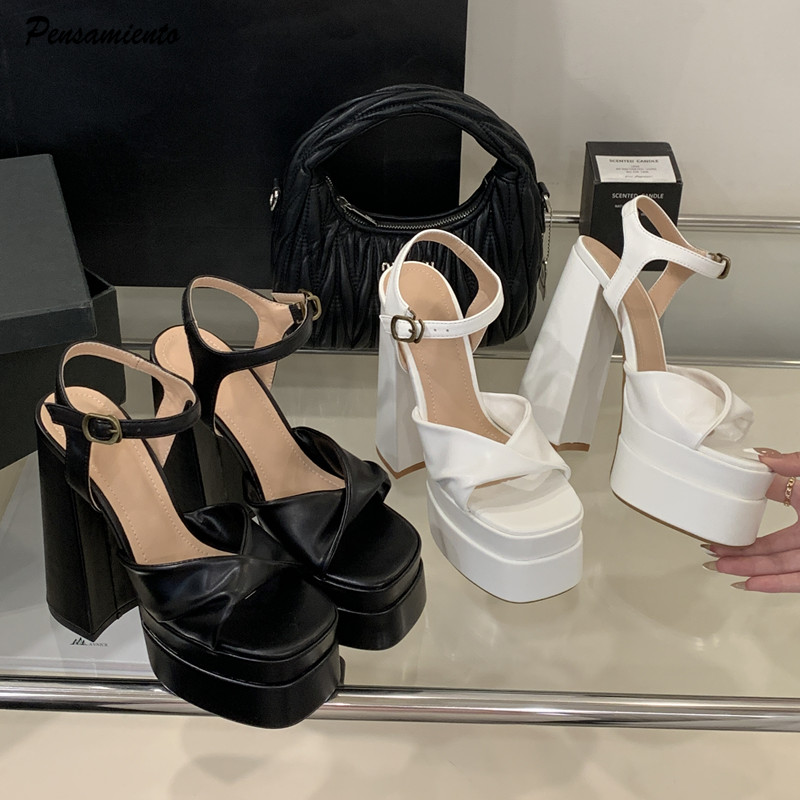 Summer Clothing On Sale - Star style Fashion Doppia piattaforma Zeppe