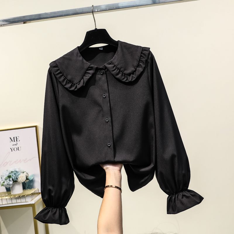 Summer Youth Clothing - Primavera Autunno Nuova camicia nera con