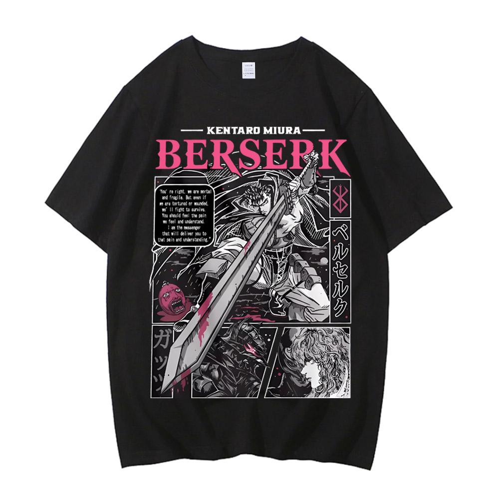 Nuova T-shirt Anime Berserk Es - Summer Clothing Trends For Men 2026 recensione e prezzo