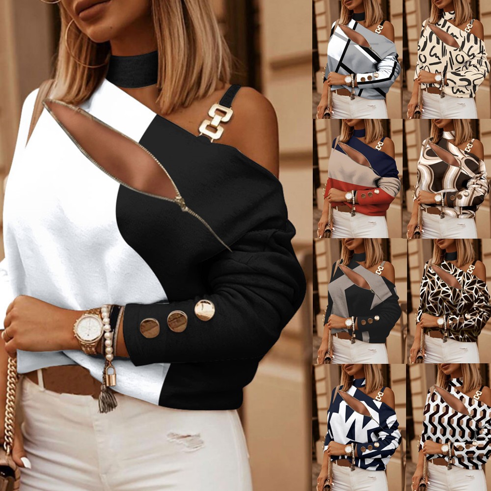 Camicetta da donna con spalle  - Off Shoulder Blouse recensione e prezzo
