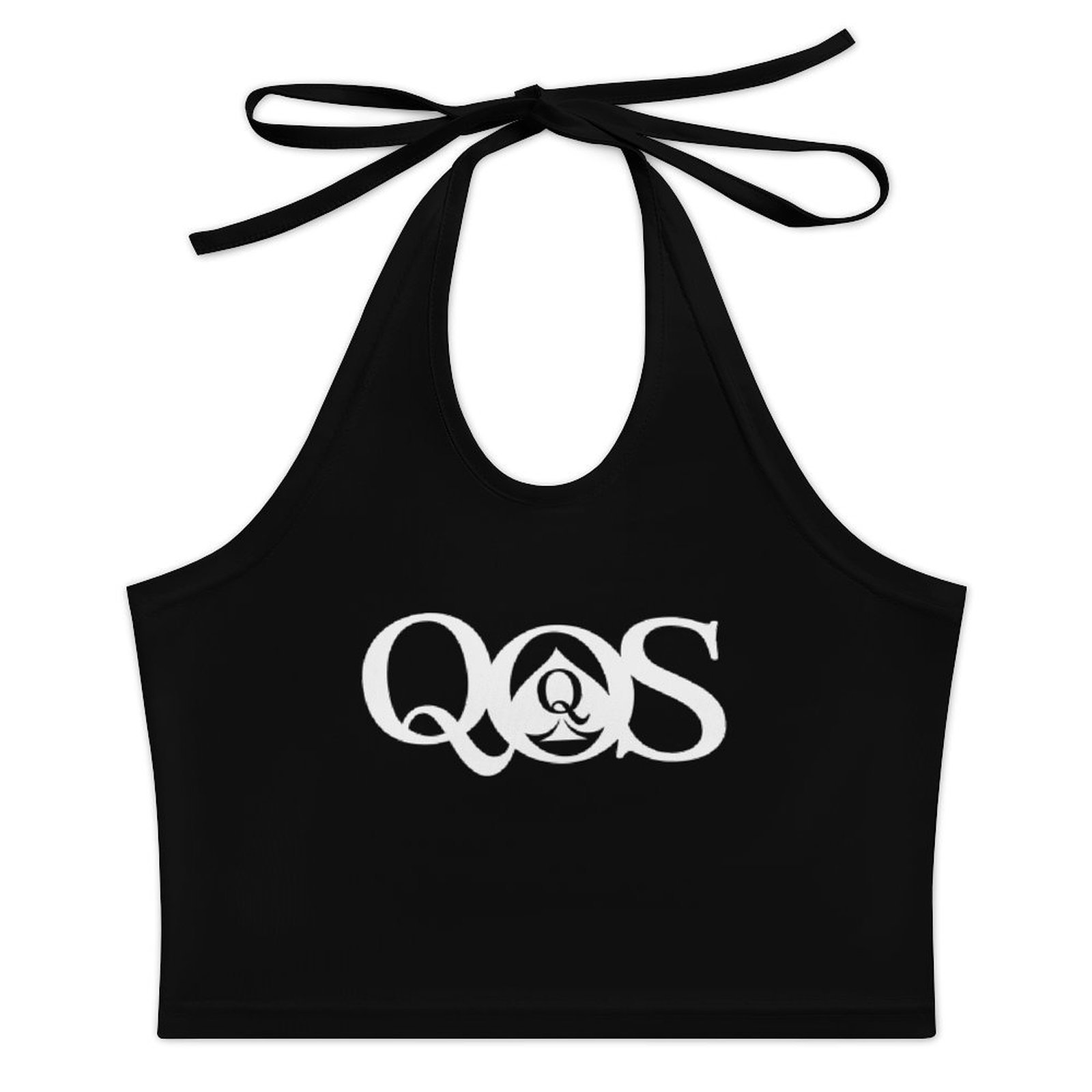 Top da donna con stampa QOS, c - Halter Neck Top recensione e prezzo