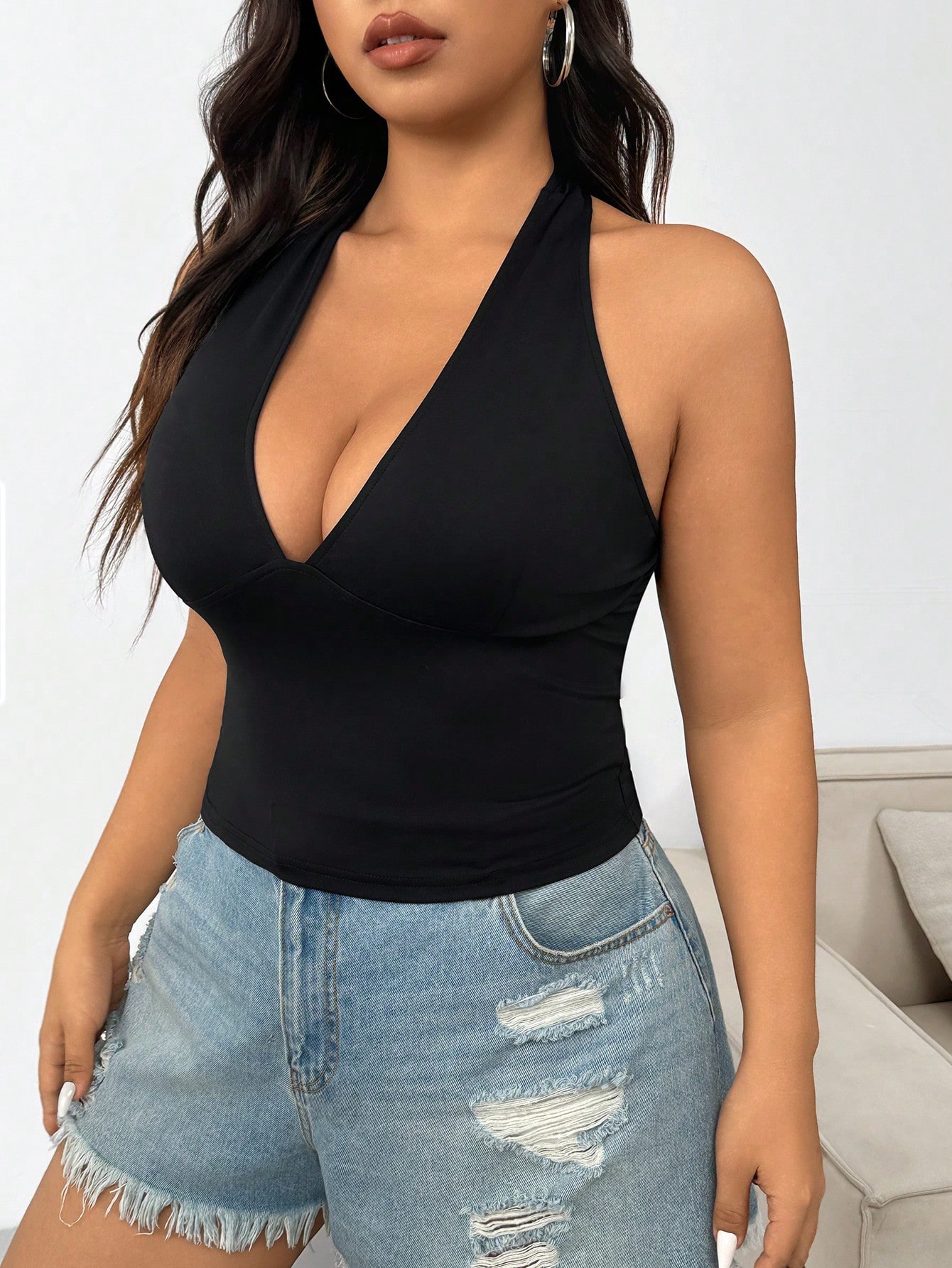 Nuova Moda: Top Halter da Donn - Summer Clothing Plus Size recensione e prezzo