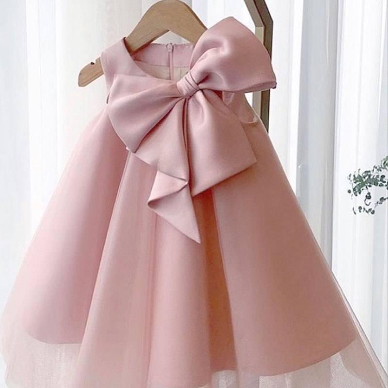 Summer Big Bow Baby Girl Dress - Summer Clothing For Babies recensione e prezzo