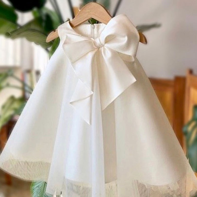 Summer Big Bow Baby Girl Dress - Summer Clothing For Babies recensione e prezzo