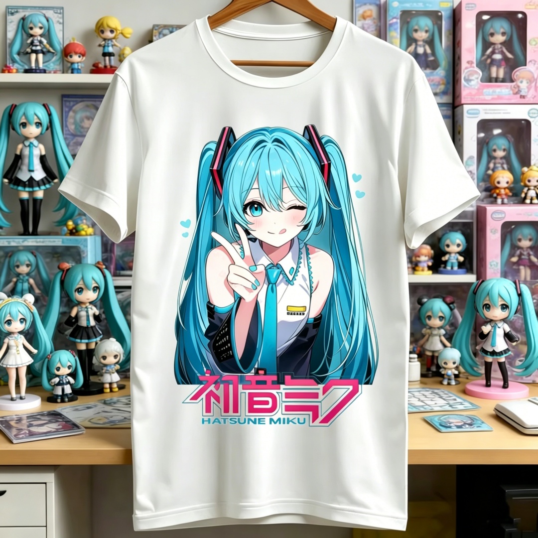 T-shirt grafica Kawaii Miku pe - Summer Youth Clothing recensione e prezzo