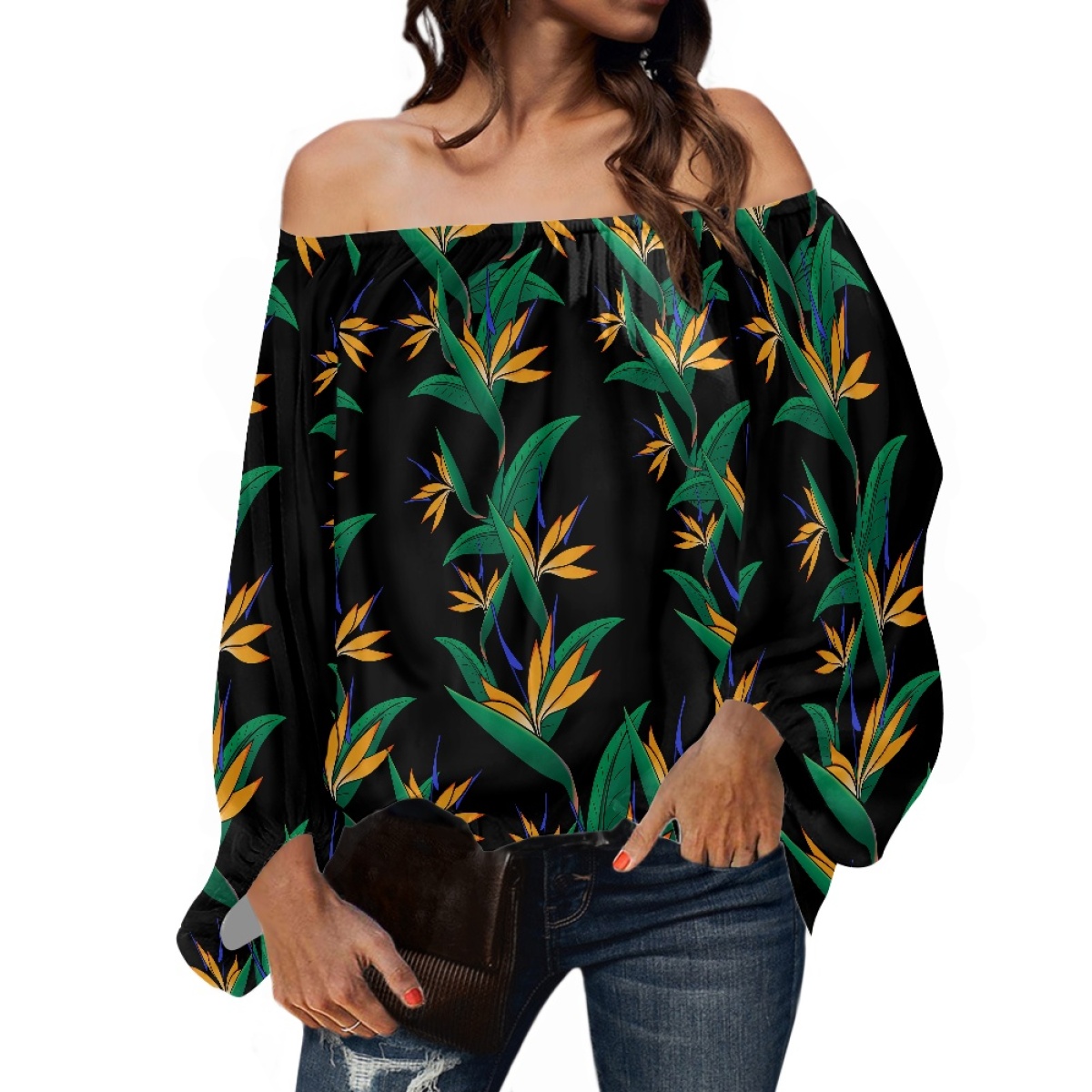 Abbigliamento Tribale Polinesi - Off Shoulder Blouse recensione e prezzo