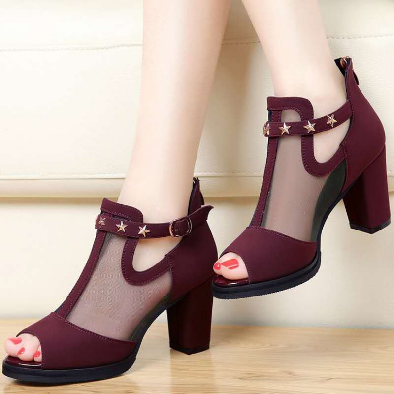 Sandali da donna con tacco alt - Summer Clothing Korea recensione e prezzo