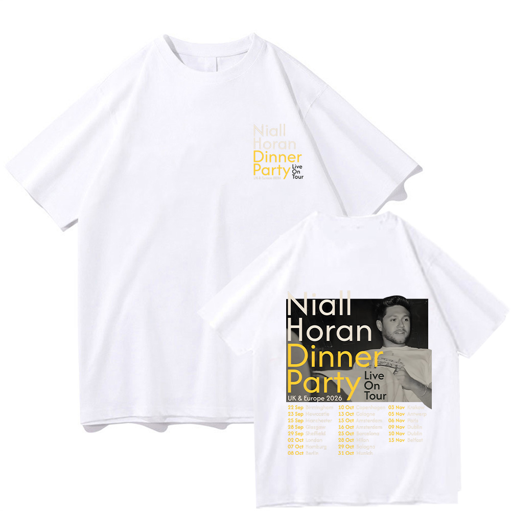 T-shirt Niall Horan Dinner Par - Summer Clothing Trends For Men 2026 recensione e prezzo