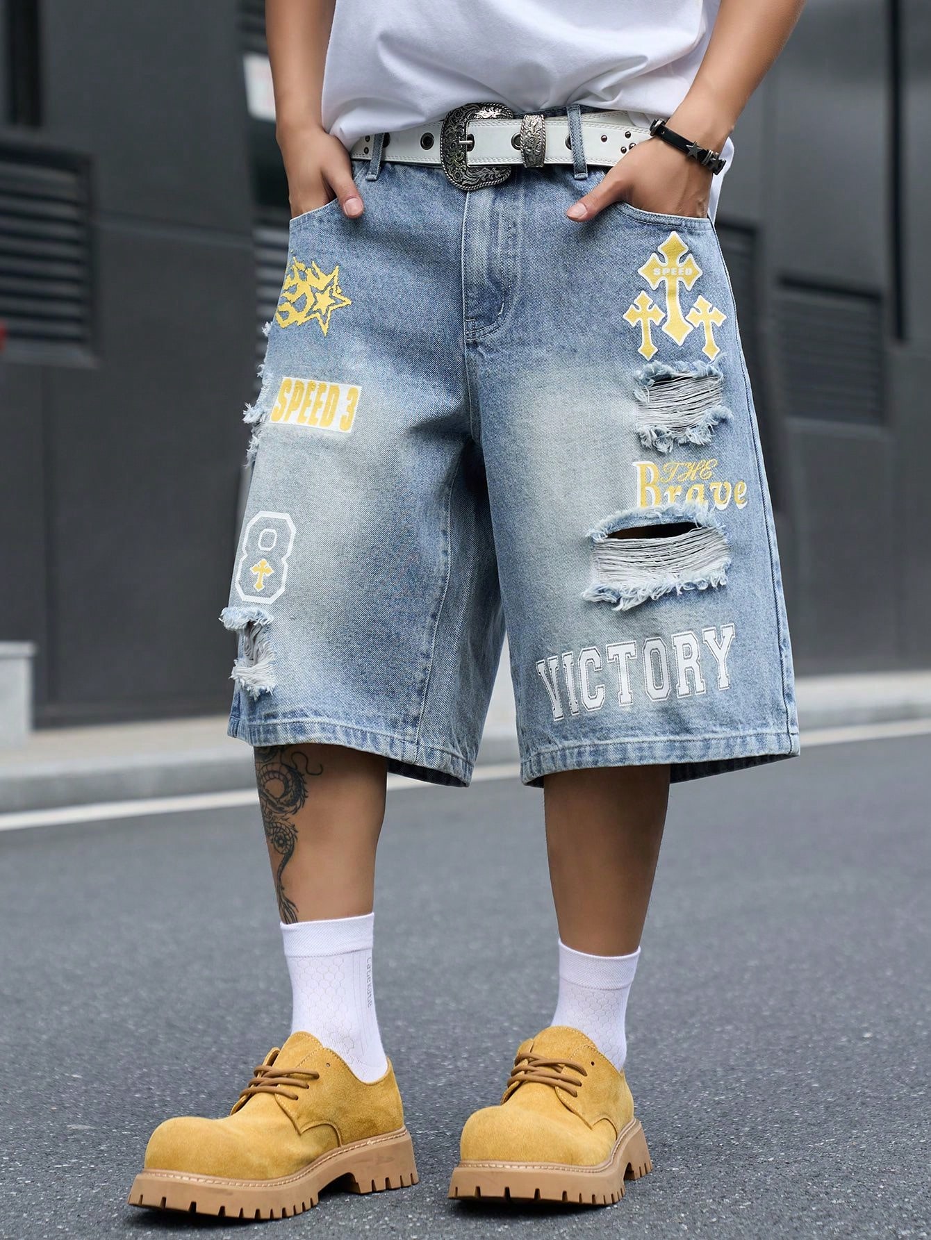 Bermuda in denim da uomo a ves - Summer Quotes recensione e prezzo